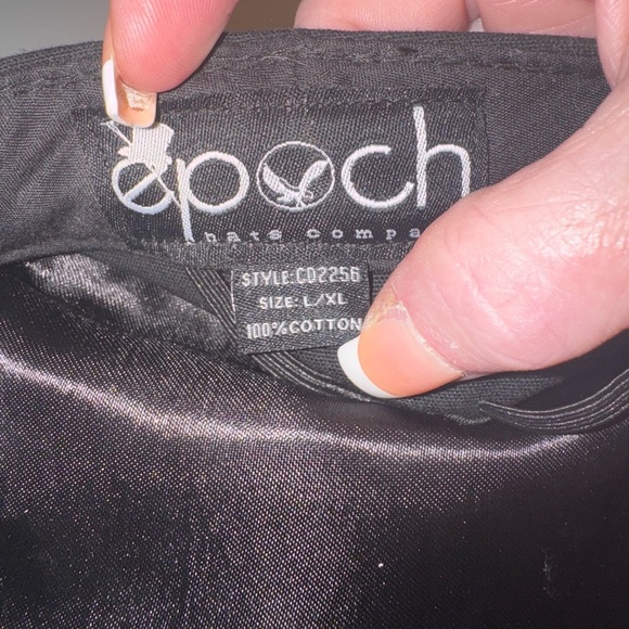 EPOCH BLACK FIDDLERS CAP WITH GOLD BUTTONS & REMOVABLE BRAIDED DETAIL SIZE L./XL - Picture 8 of 11